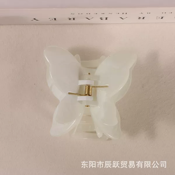 Color changing double layer butterfly white pattern