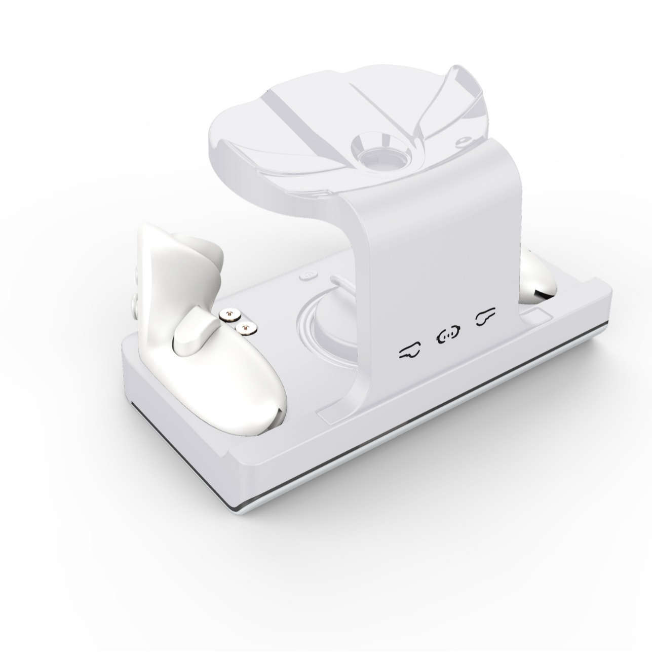 Nuevo Meta quest3 headwear base de carga con colorido VR mango asiento de carga quest3 accesorios del juego