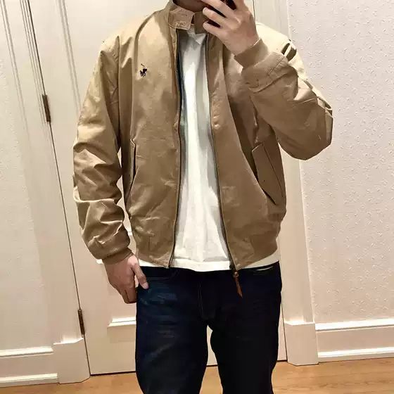 Ralph Lauren Pony Logo Embroidered Casual Fall Winter Jacket Men's Classic Cotton Flipped Collar Shirt Jacket Versatile