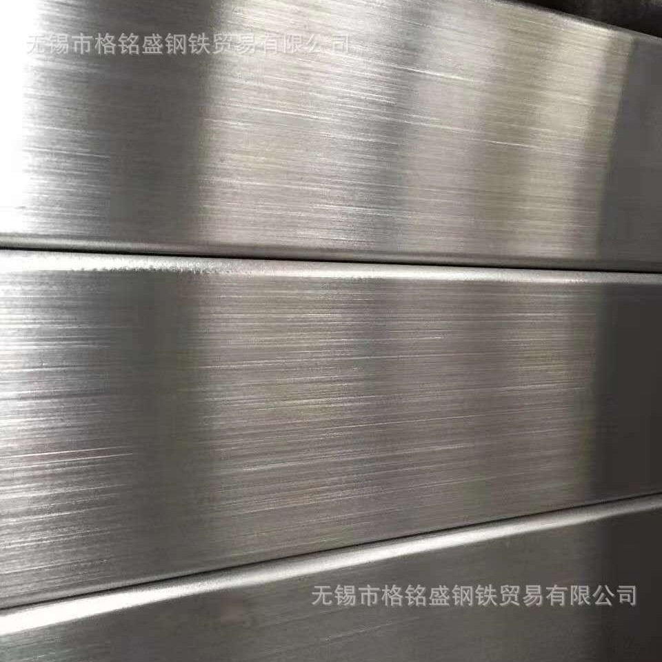 装饰用拉丝方管   304不锈钢拉丝方管 40*40*1.5 矩形304方管