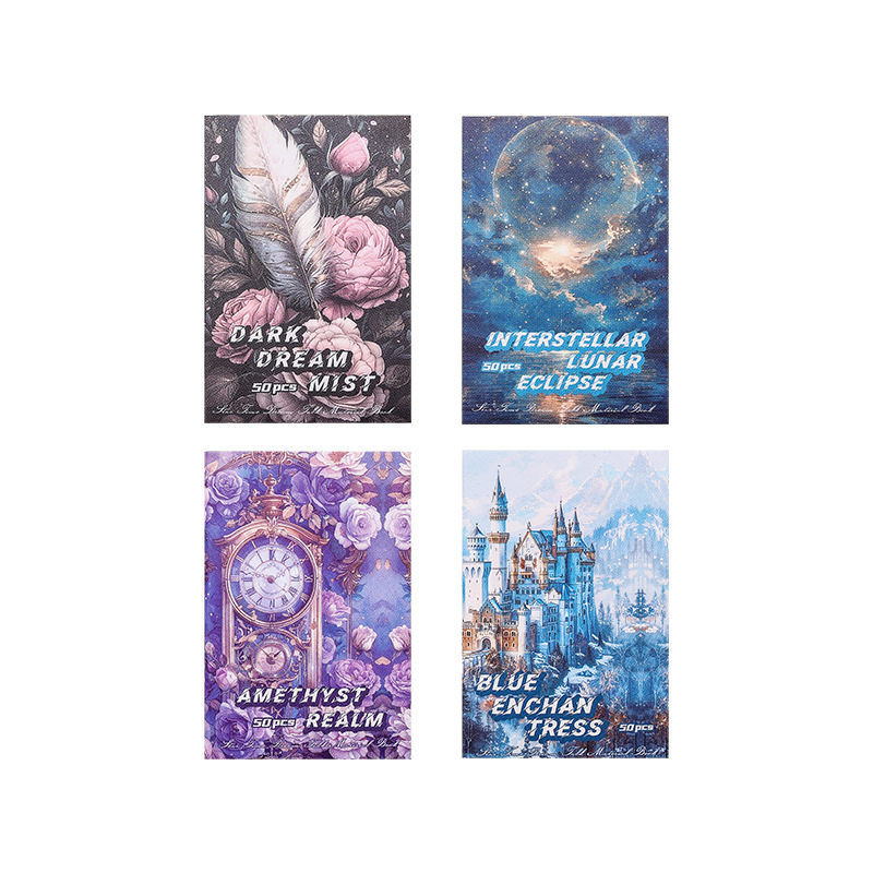 Xingshi Dream Talk Papel de nota retro Papel de material no pegajoso Diario de cuenta manual transfronterizo Material decorativo Doudou