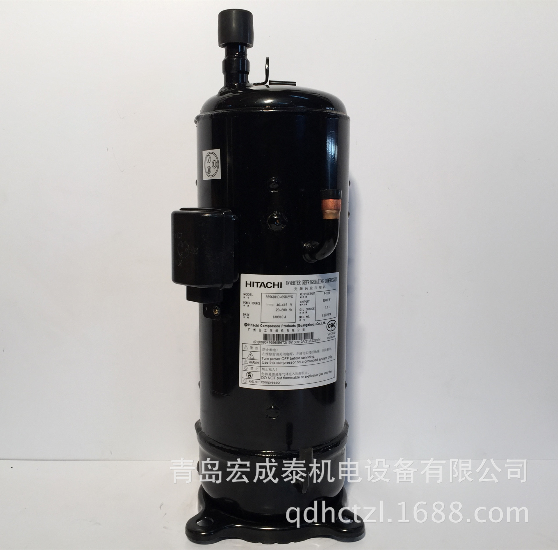 专业销售日立压缩机 E656DHD-65D2Y 空调制冷压缩机 电子材料