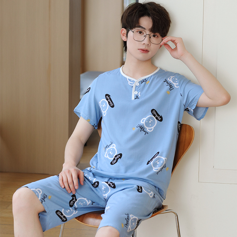 하늘색 멩맹곰 (반바지)