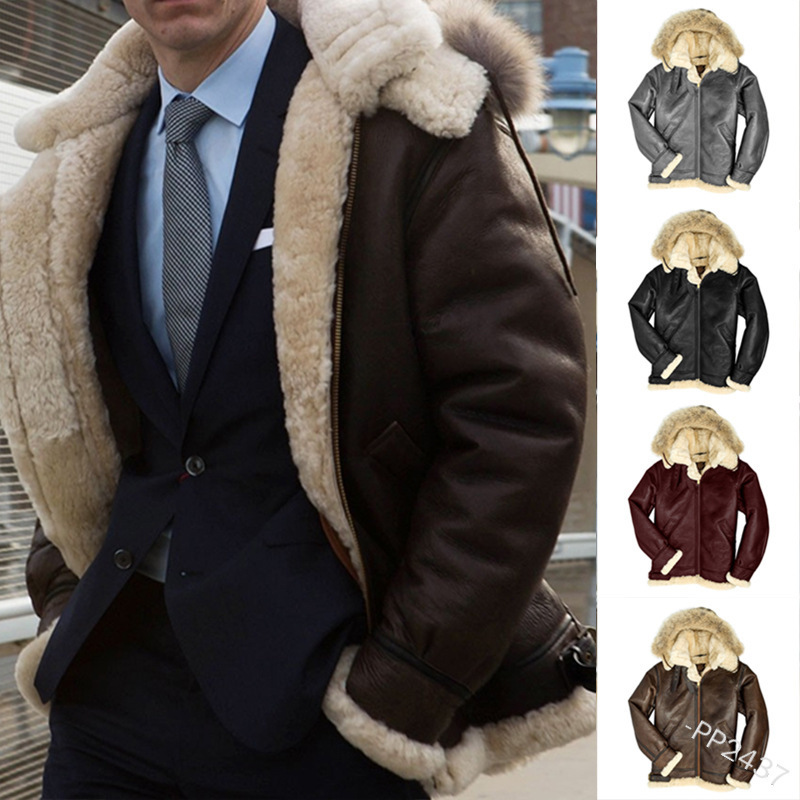 Independent Brand Winter New Products 2023 Wholesale Thickened Faux Fur Suede Men's Jacket Coat Independent Brand Winter New Products 2023 Wholesale Thickened Faux Fur Suede Men's Jacket Coat