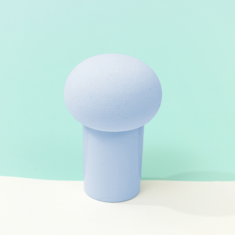 Nuevos productos transfronterizos de cabeza redonda esponja huevo polvo cosméticos huevo de belleza no comer polvo polvo cojín de aire al por mayor