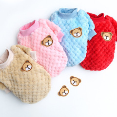 Winter and Spring New Arrival Warm and Thick Large Teddy French Bulldog Pet Dog and Cat Clothing Supplies Manufacturer Wholesale