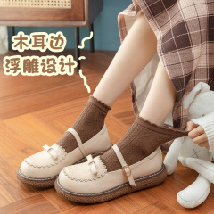 诸暨袜子女春秋款中短筒夏季薄款船袜女士夏天7A短袜