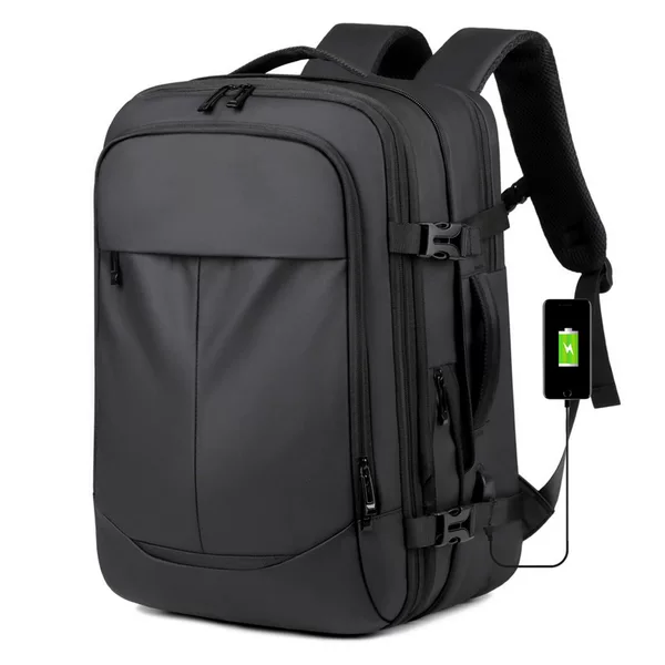 Expansion Travel Backpack Men's High-Level High-Capacity Multi-Function Luggage Backpack Laptop Bag Double Back