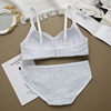 Summer underwear for elementary school students, thin teen girl bra, push up bra, cotton wireless bra
