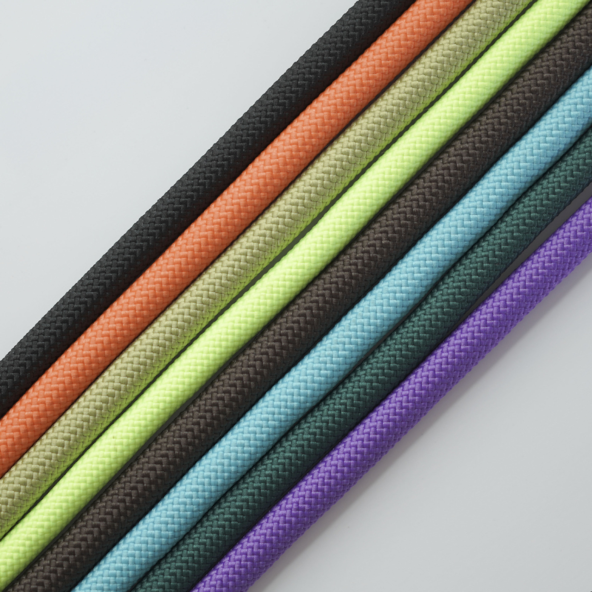 10mm Multi-Color Optional Braided Round Rope Core-Spun Rope in Stock Wholesale Mobile Phone Lanyard Pet Rope Manufacturer Webbing Factory