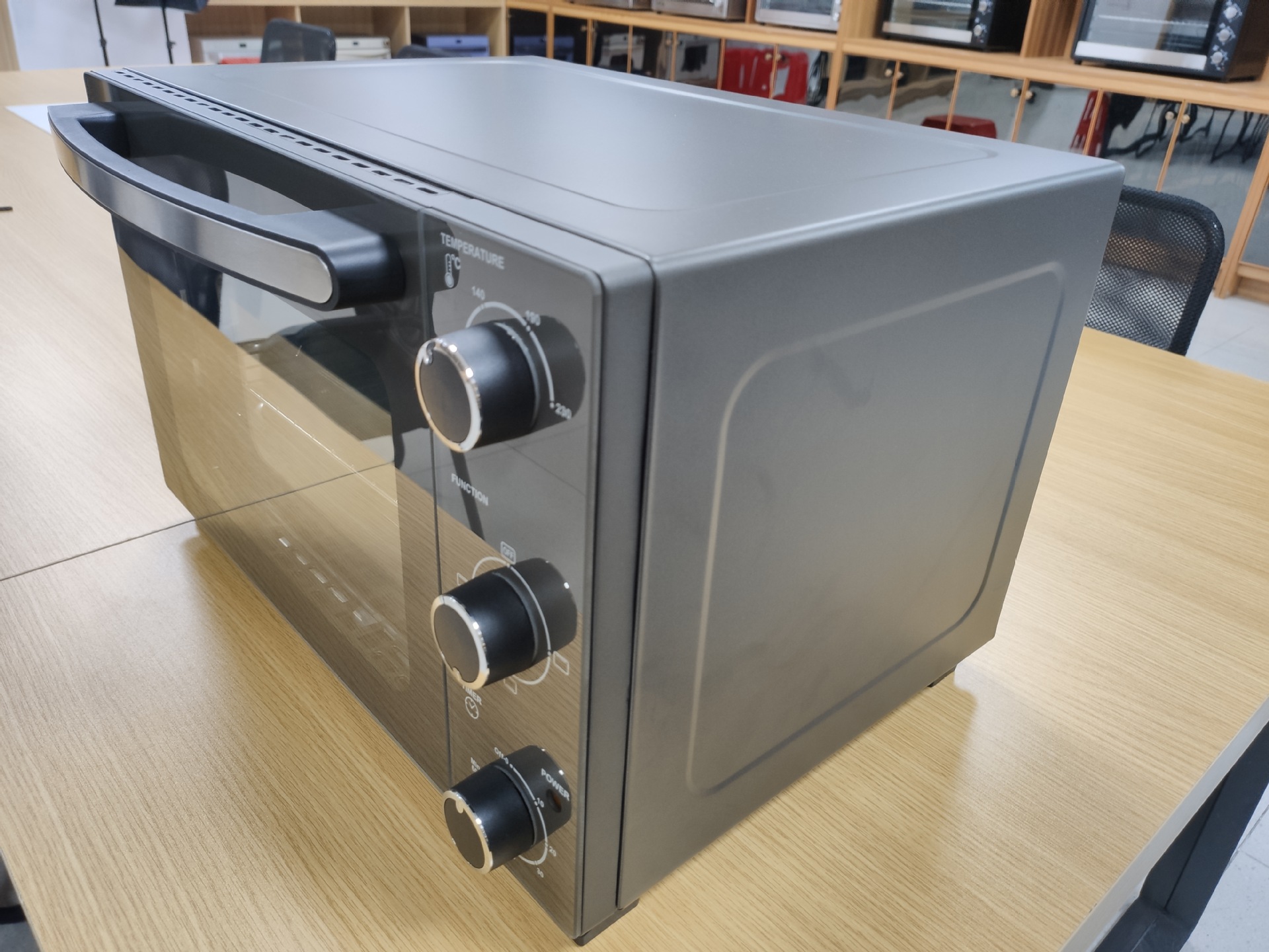 Horno eléctrico de 28 litros de capacidad de control de perilla de temporización regalos domésticos al por mayor horno eléctrico ke20
