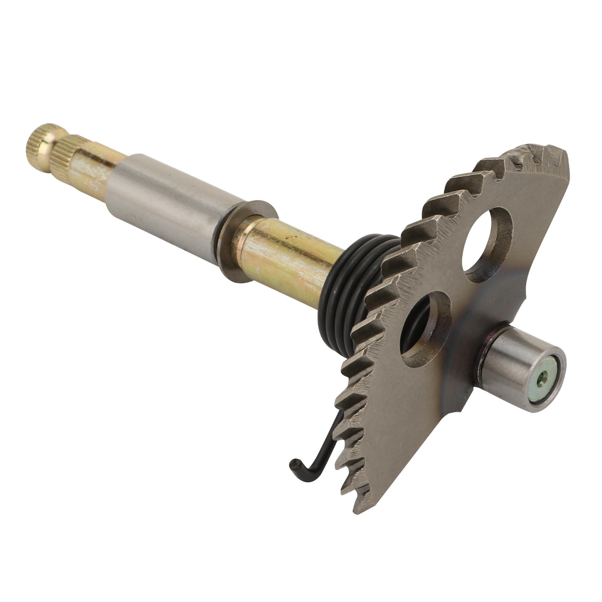 WOOSTAR Motorcycle Starter Shaft Assembly is suitable for GY6 125cc 150cc, Length: 168mm