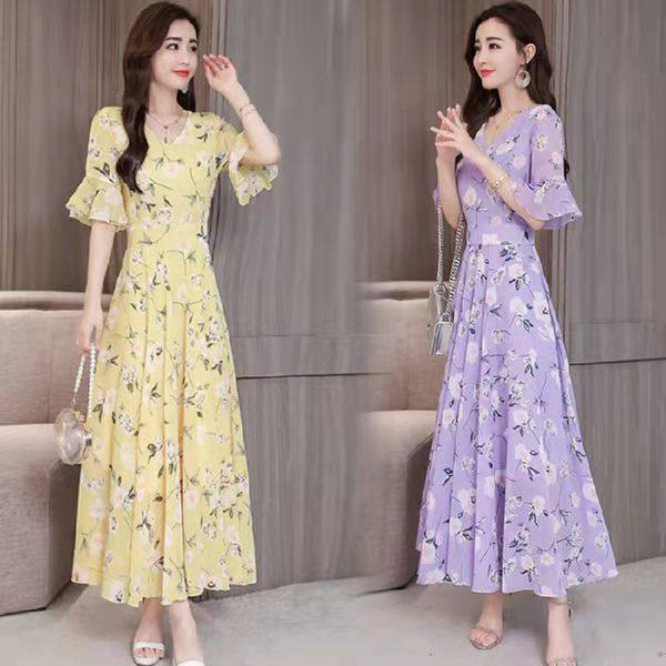 New Korean Style Chubby Sister Slimming Cuihua Elegant Skirt Mother Dress Age-reducing plus size dress Children New Korean Style Chubby Sister Slimming Cuihua Elegant Skirt Mother Dress Age-reducing plus size dress Children