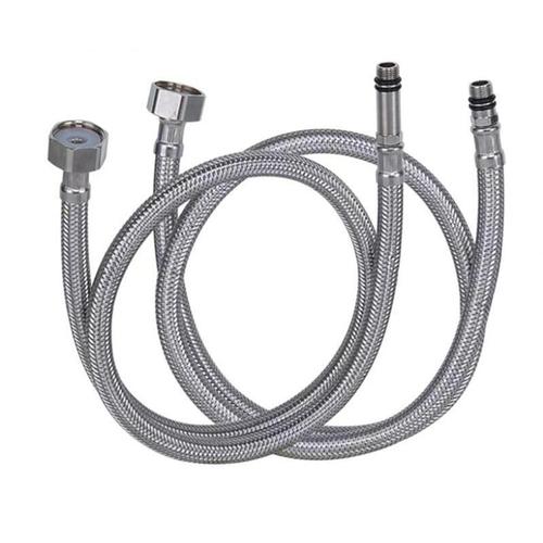 Sink, dishwashing basin, cold and hot water inlet hose, bathroom, face basin, single hole faucet, copper cap, 304 steel sharp tip pipe