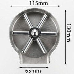 Cross-border wholesale stainless steel wash cup bar high-pressure automatic spray wash sink coffee tea bar KTV commercial