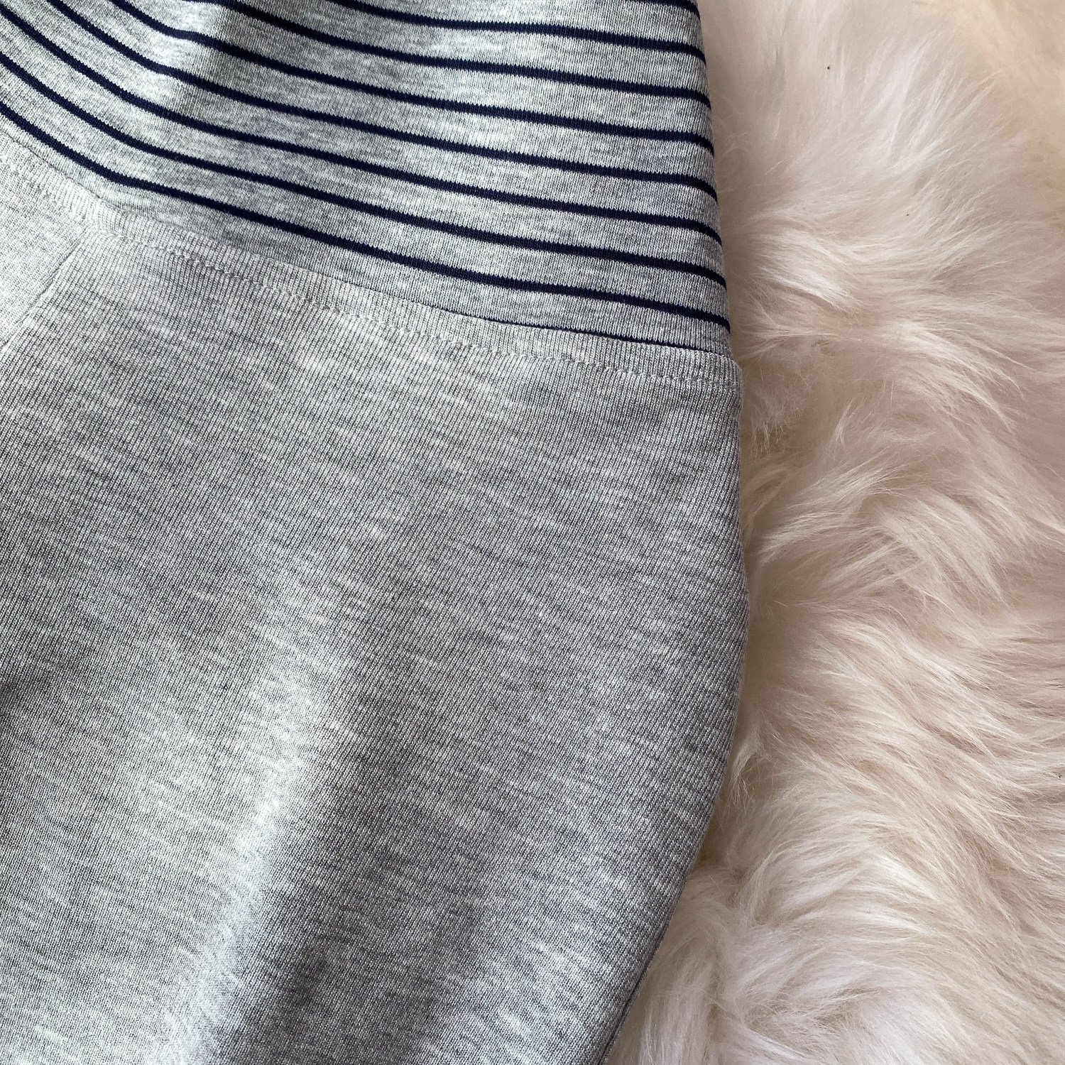 Korean Style High-Waisted Striped Flared Pants Women's Slimming Elongating Summer Bottoms Simple Stylish Polyester Capris_ecoleips.com
