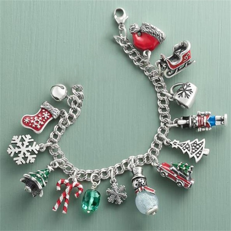 Retro Stainless Steel Christmas Series Pendent Wholesale Nihaojewelry display picture 11