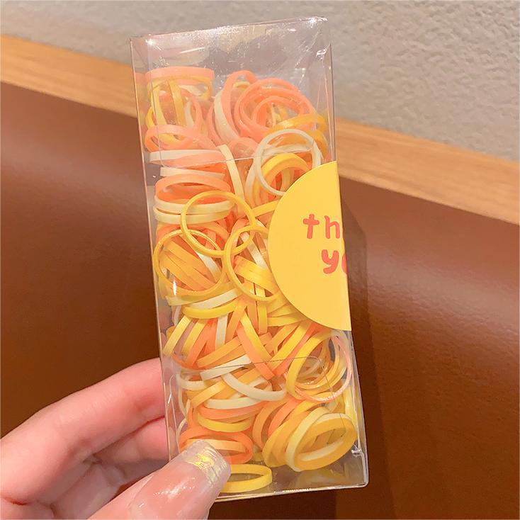 Caja de correa para niños, anillo de cabello para bebés, alta elasticidad, cabello para bebés, cabello mini para niñas