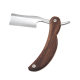 Wooden handle old-fashioned small Shaver razor manual Classic shaving knife fashion knife old-fashioned shaving knife