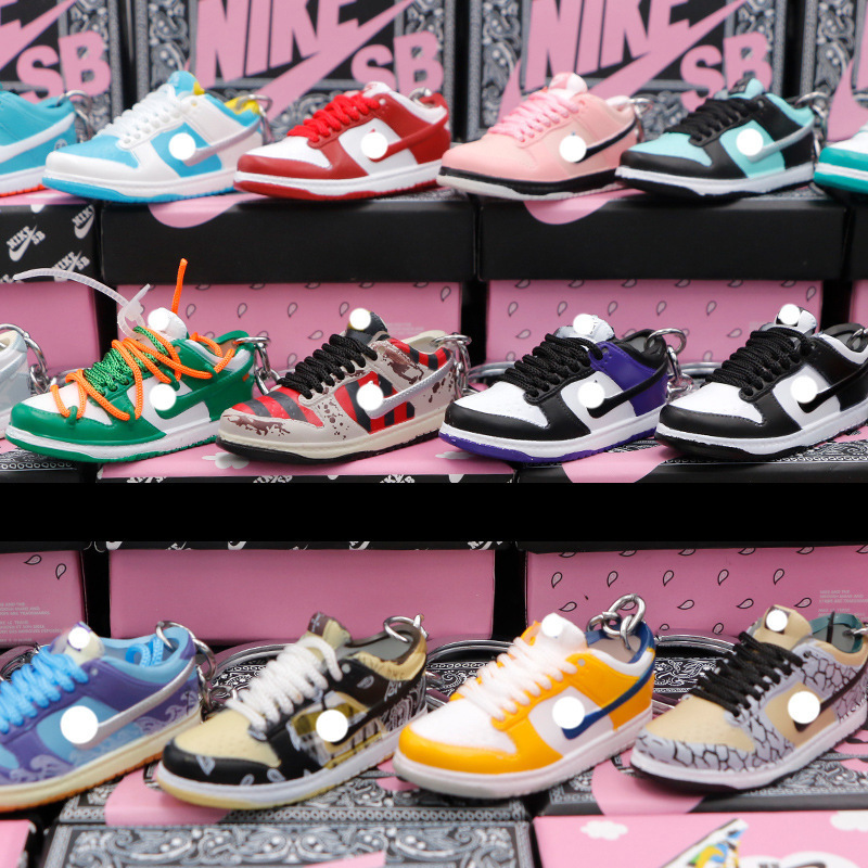 Dunk Keychain Bag Pendant Pendant Creative Aj Toy Shoes Jewelry Blind Box Accessories Keychain Foreign Trade Explosions