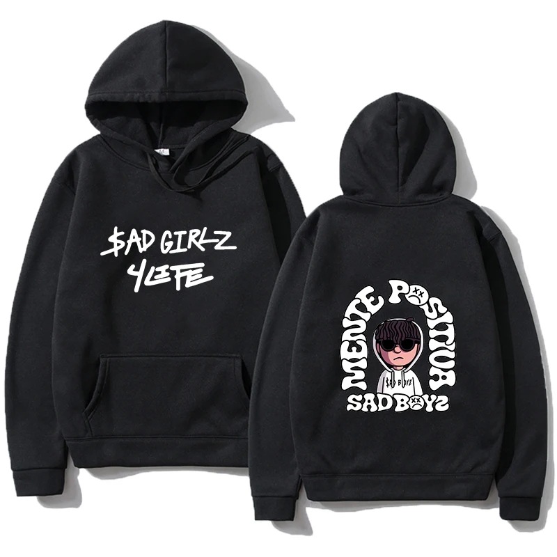 Nuevo jersey de hip-hop para hombre triste niño estampado suéter Harajuku niña fantasía música regalo casual ancho