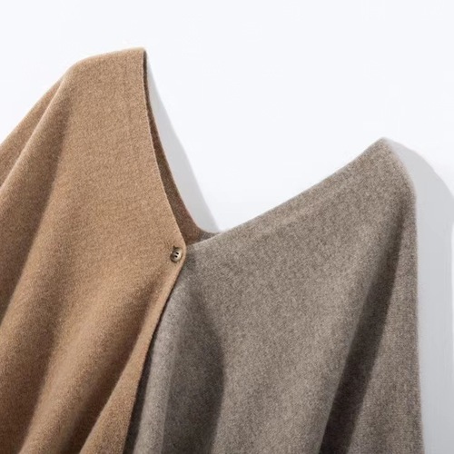 Manufacturer wholesale 100 wool shawl cloak for women  new multi-functional warm shawl supports dropshipping