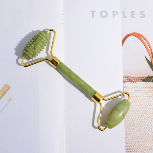 New facial massage roller device, smooth and comfortable dual-head scraping board, heart-shaped face massage and scraping board