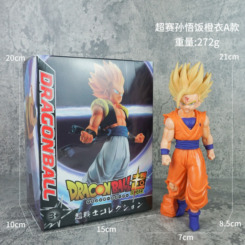 ドラゴンボール家族ポートレート悟空カカロットフィギュアサイヤ人ベジータスーパーブルー人形周辺誕生日ギフト|undefined