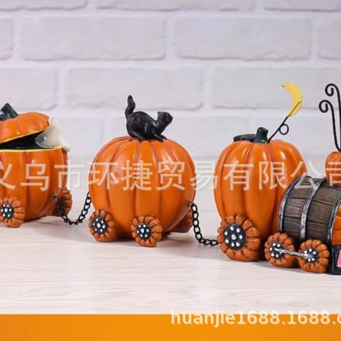 跨境新品Pumpkin resin statue pumpkin南瓜树脂雕像南瓜|undefined