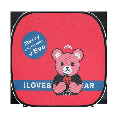 Modelə uyğun (Original) oturacaq örtükləri Cooling Pad Cartoon Car Cushion Single - front-row-single-piece-little-red-bear-default