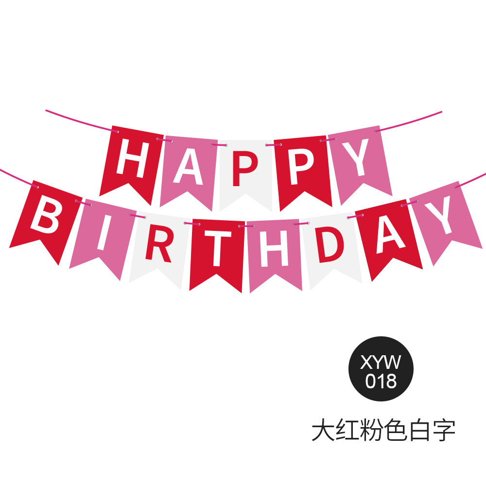 Caracteres rojos y rosa