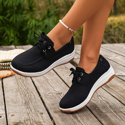 Spring and Autumn New Women's Large Size Casual Single Shoes, 0.67cm Difference, Can Be Bulk Purchased on TEMU