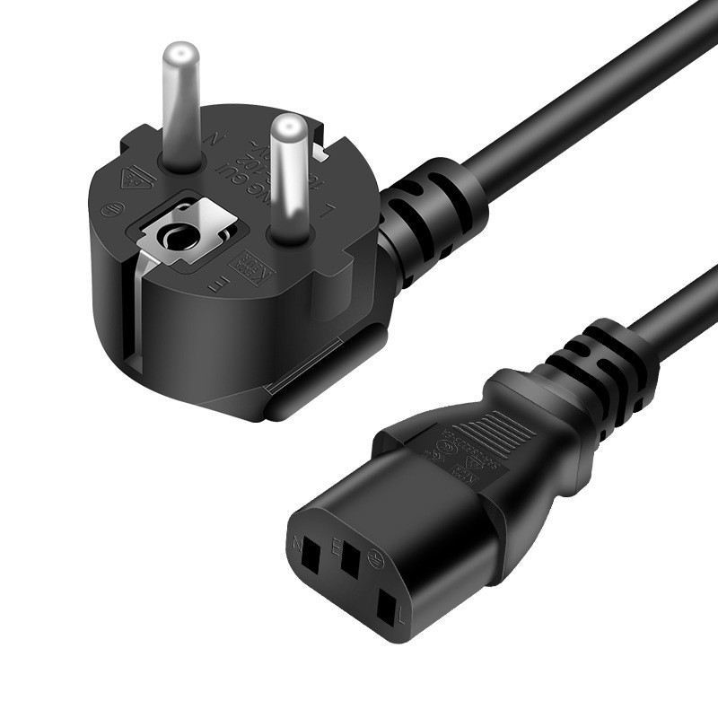 源头厂家直销批发 认证欧规品字尾电源线0.75 品字尾电源线热水壶