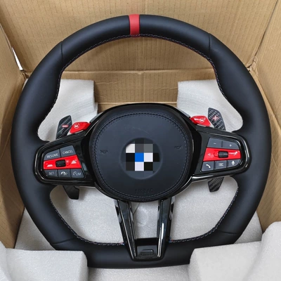Suitable for BMW 1234567 series F10F20F30 G20G30 modification and upgrade to red CS steering wheel assembly (Steering wheel) - red