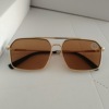 New metal double beam multi -side flat -light mirror men's sunglasses ride sunscreen sunglasses rivers and lake floor stalls