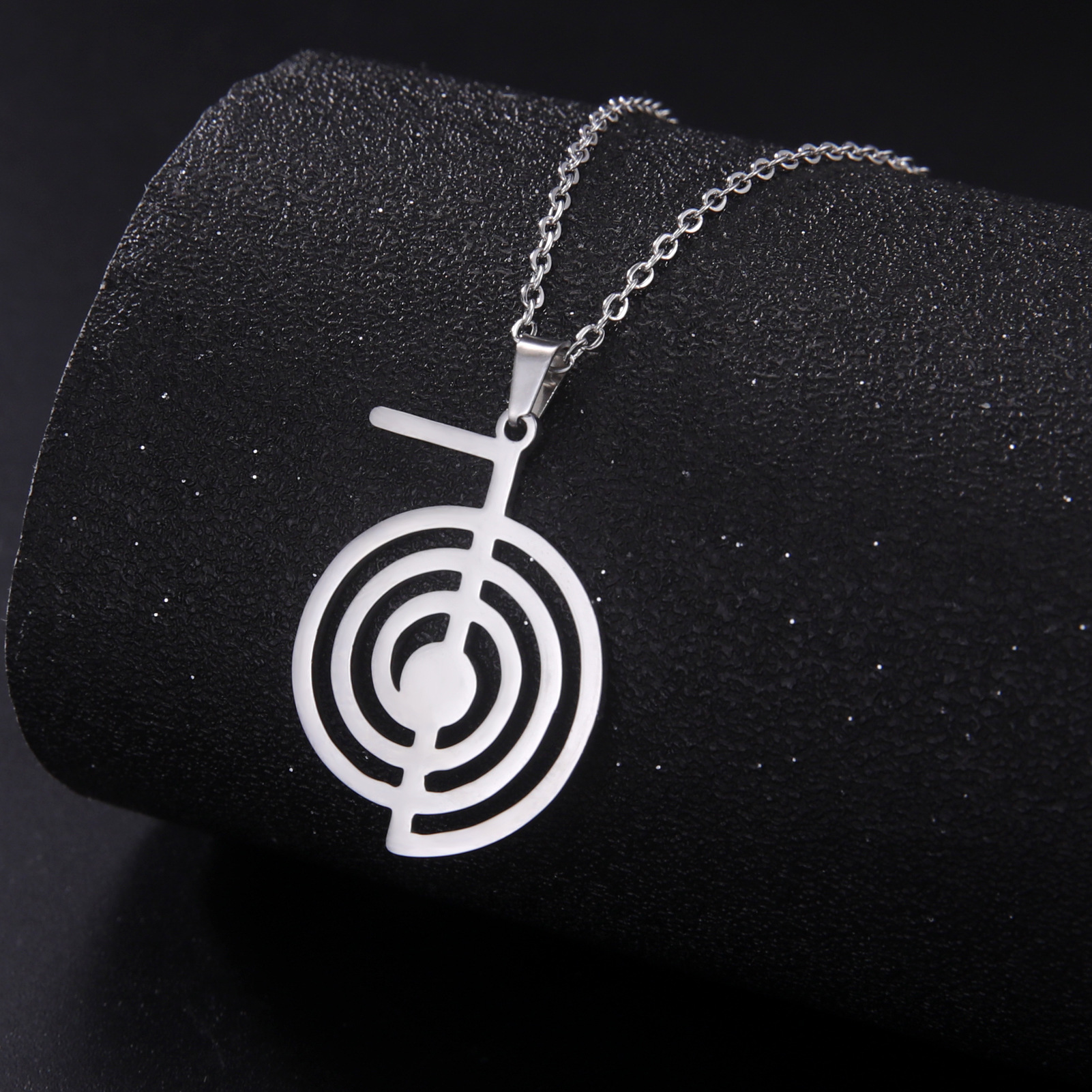 Geometric Spiral Pendant 4