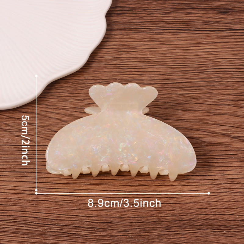 戈蕾思饰品韩系甜美花瓣顶糖果色系列抓夹时尚百搭发夹鲨鱼夹发饰|undefined