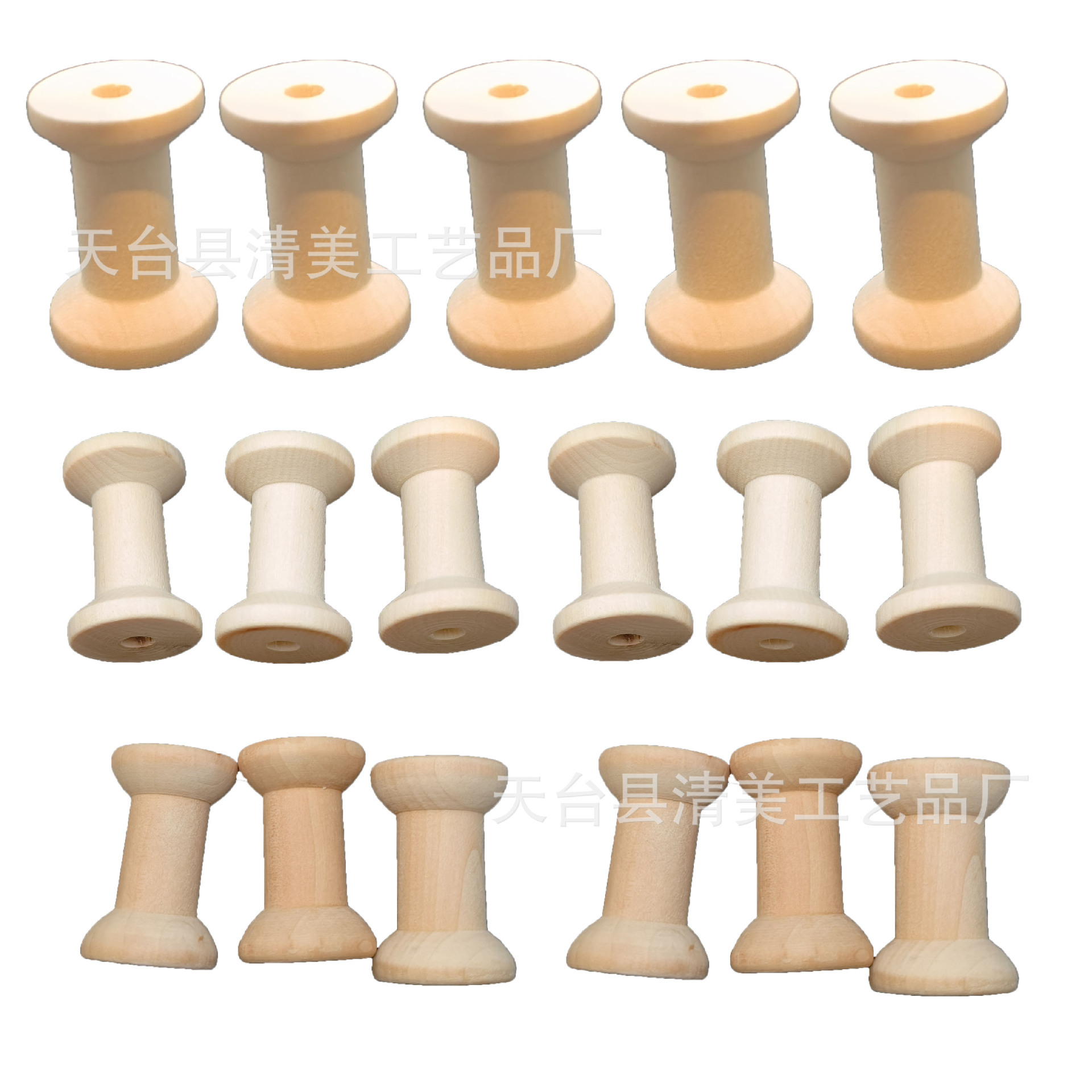 Bricolaje bobina de registro de madera vieja retro nostálgico viejo carrete de madera de color retro carrete de madera