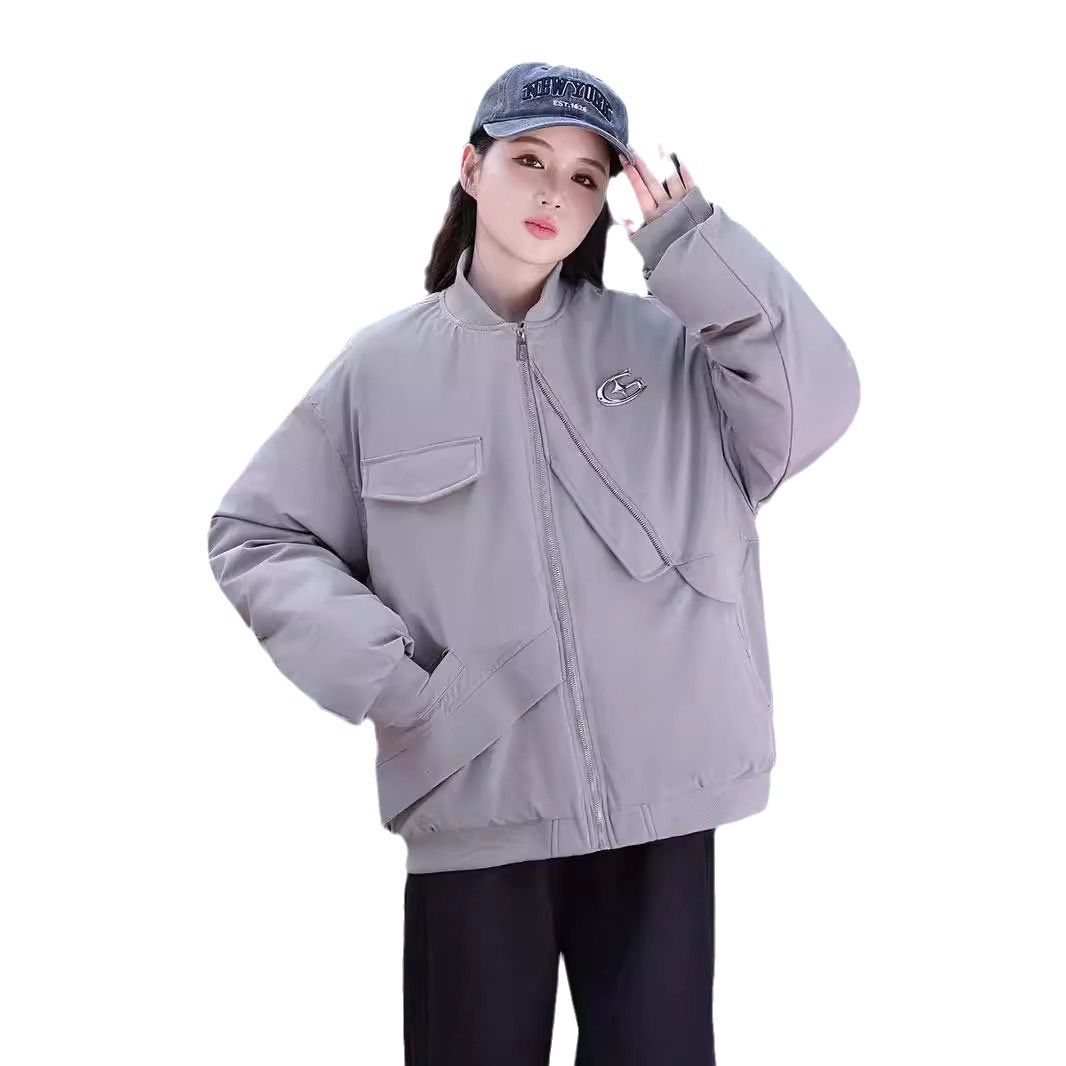 Hombres y mujeres pareja de algodón de invierno 2024 nuevo estilo de herramientas al aire libre chaqueta de algodón chaqueta con capuz chaqueta de asalto chaqueta de moda image 6