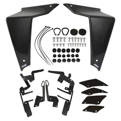 MT-09 SP 21-23 modified water: Motorcycle frame - carbon-color-smoke-black-deflector