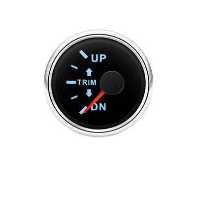 52mm yacht left and right side hull direction indicator marine measuring balance gauge pointer-type marine instrument (automobile instrument) - left-balance-black-disc