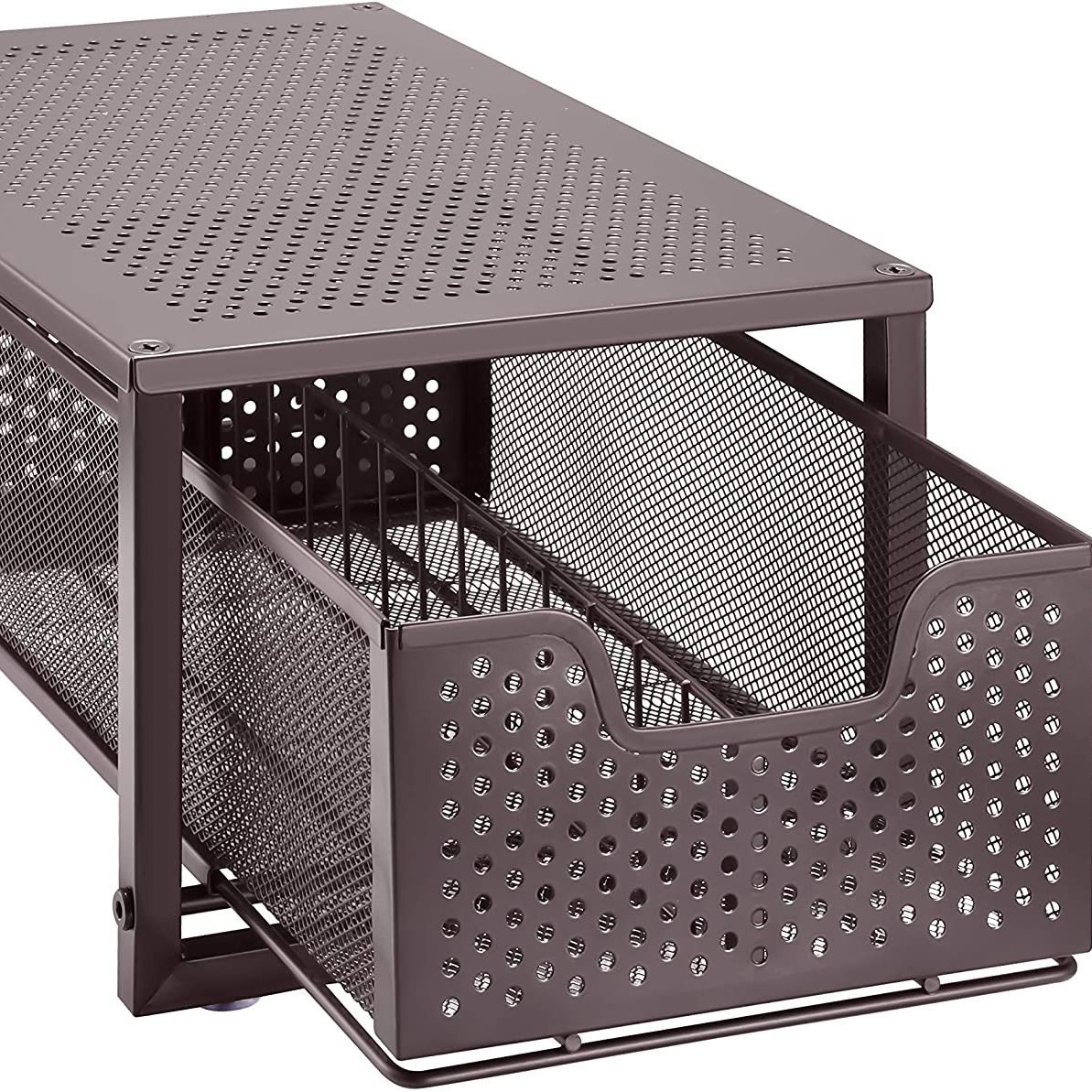 商超食品展示架叠放式罐头架厨房置物架收纳整理架生产