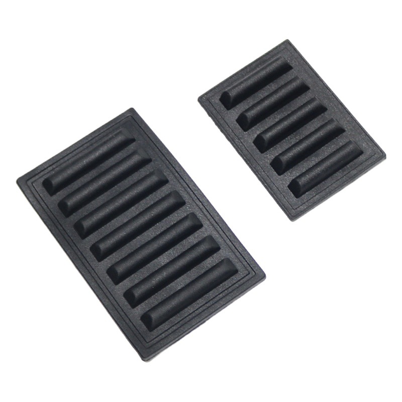 PVC plastic pad non-slip wear-resistant luggage base luggage computer bag black plastic soft rubber foot nail bottom pad