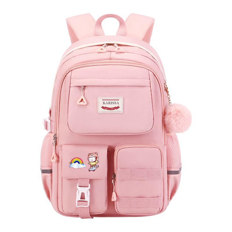 2025 nueva mochila escolar para estudiantes de secundaria, estudiantes de secundaria, mochila de gran capacidad, bolsa de computadora para estudiantes universitarios de alto valor