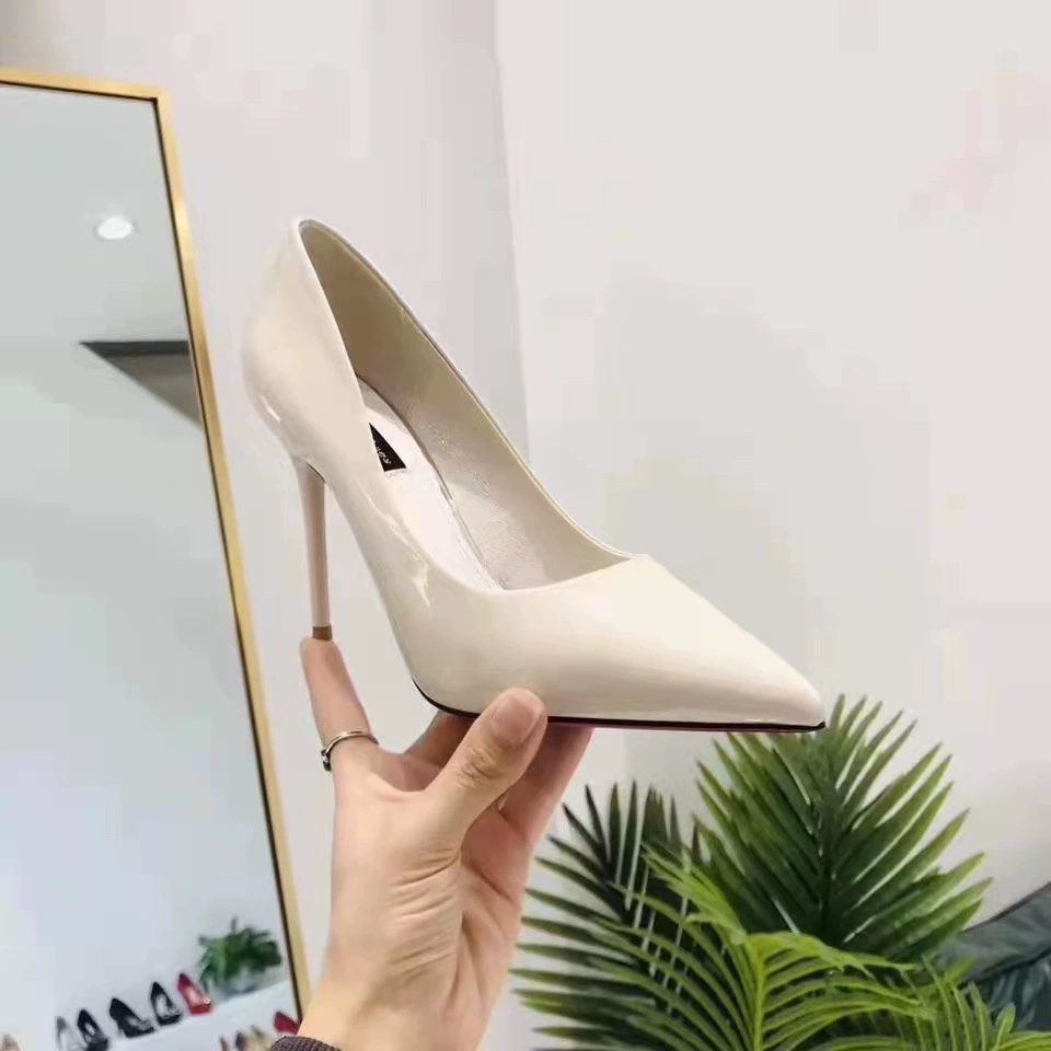 Черные остроконечные туфли на шпильке, профессиональные женские туфли на высоком каблуке, лето 2022, Новое поступление, модная универсальная популярная телесная обувь в Корейском стиле