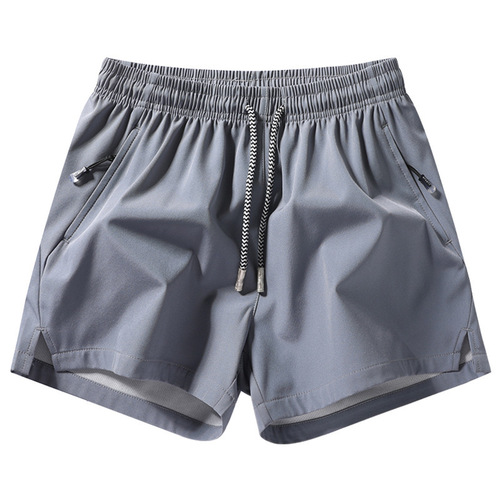 Live broadcast hit ice silk shorts, men's summer casual sports pants, mid-air quick-dry quarter pants
