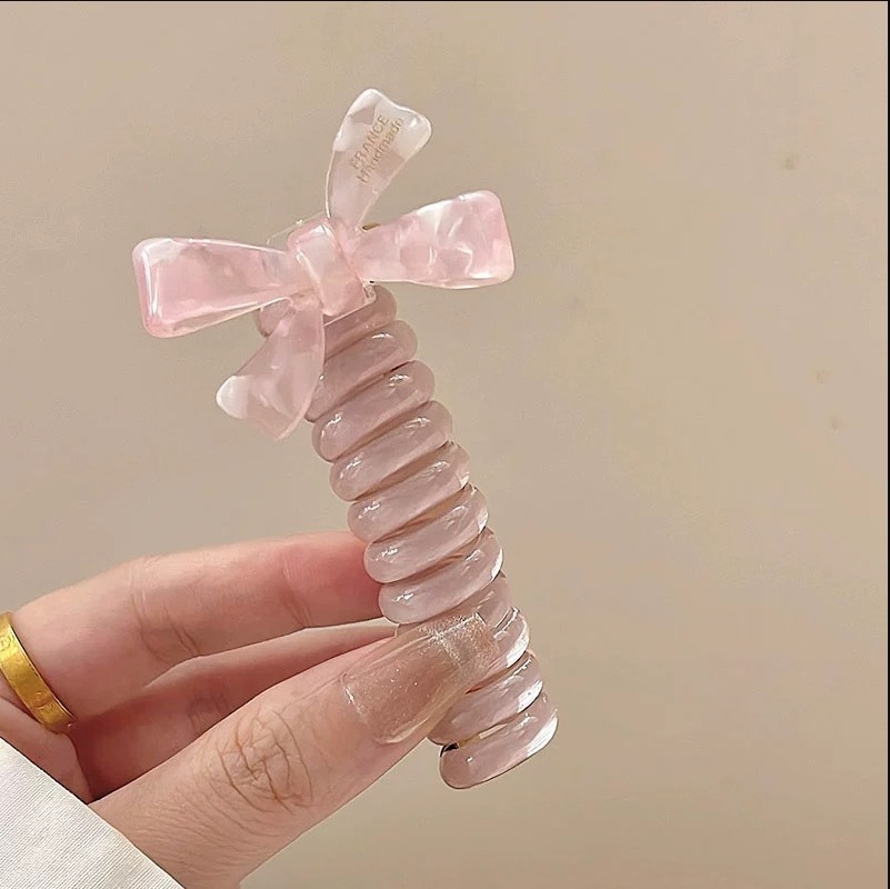 Línea telefónica coreana, lazo para el cabello, cuerda para el cabello duradera, cordón para el cabello trenzado, joyería para el cabello, banda de goma de alto valor, accesorios para el cabello para niños, lote