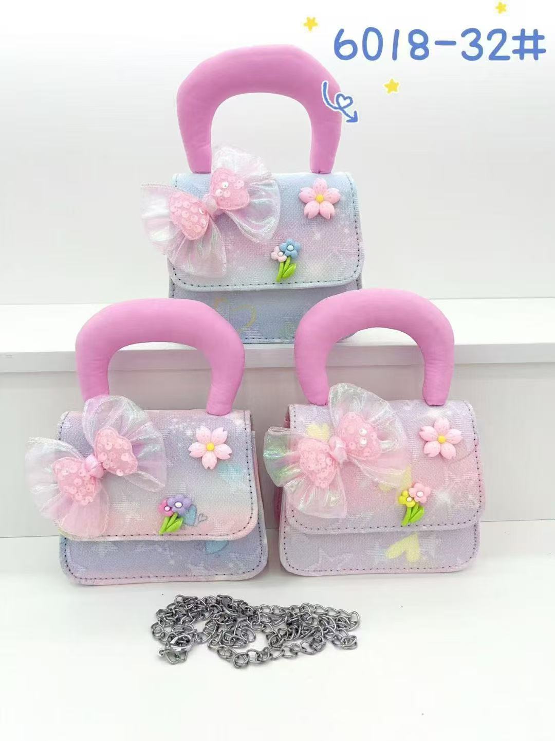 Bolso de niñas regalo de Año Nuevo bolso de hombro para niños 2025, nuevo estilo princesa bolso de mano extranjero gradiente versátil bolso de mochila