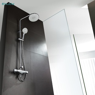 The same cream-style white children's shower head set as the big brand, pressurized headless shower, home shoulder shower, back shower and bathing undefined