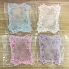 スターファインフラッシュカードホルダーアクリル 3inch 小さなカード谷美スターチェイスポラロイド写真収納ディスプレイカードフレーム装飾品